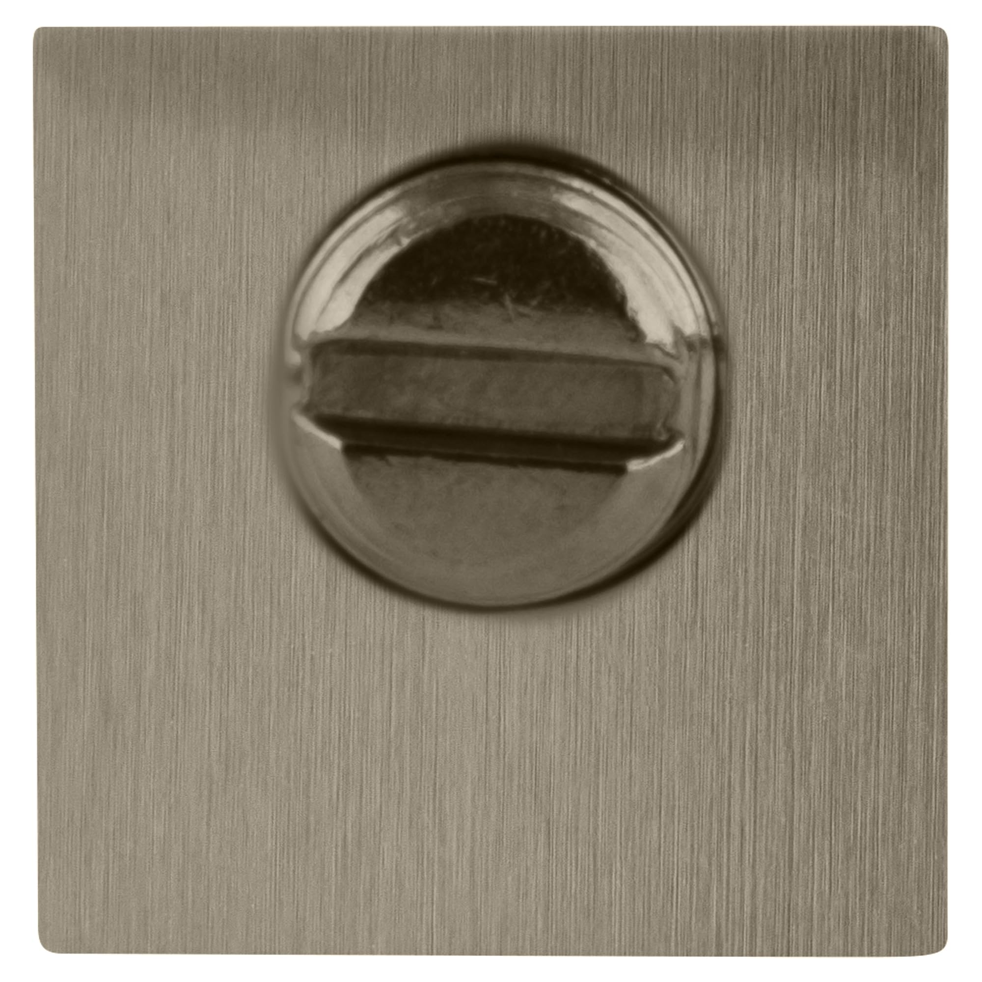 Brushed Nickel Small Set Screw Clamp for 1/4