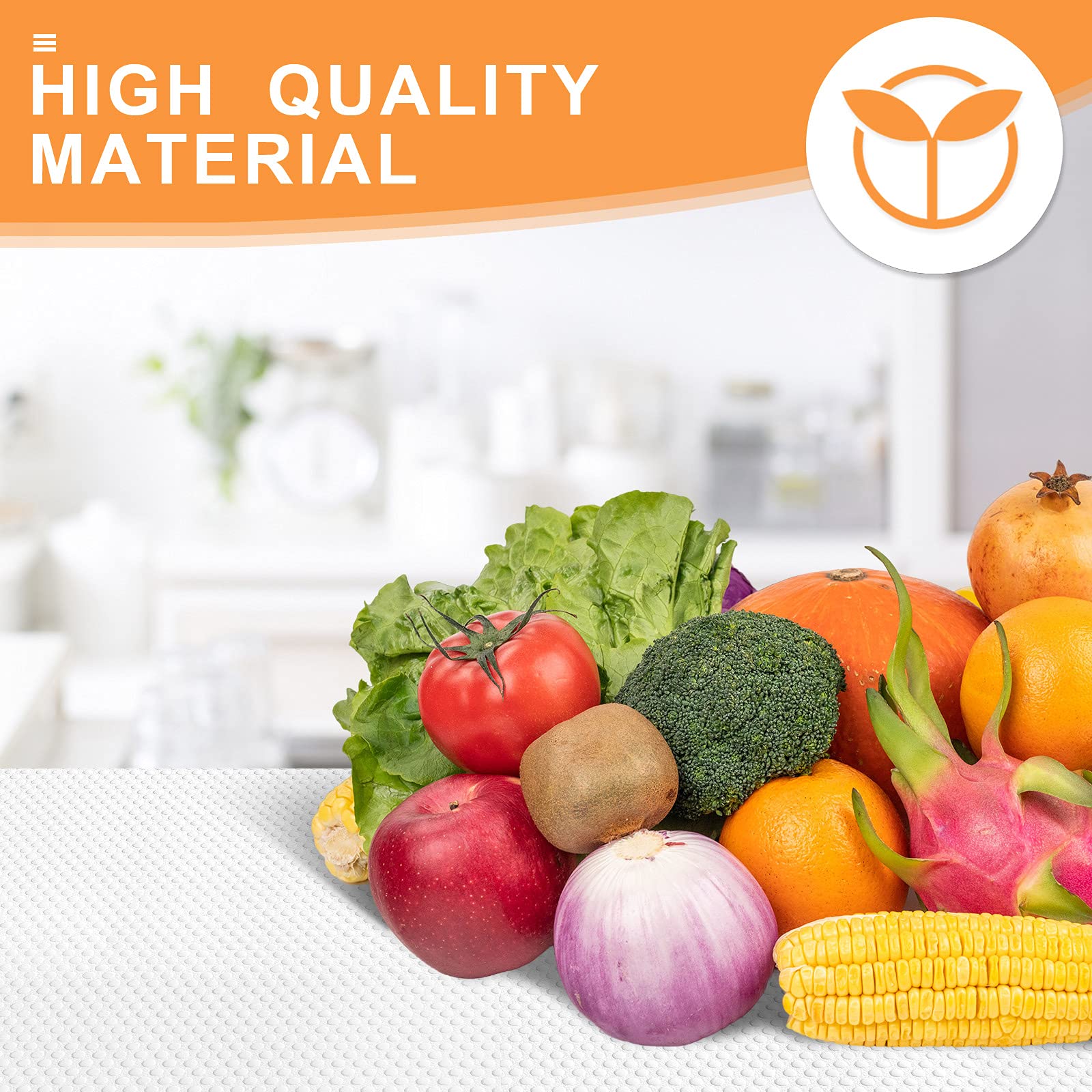 FLPMIX Non-Slip Shelf Liner for Kitchen Cabinets - 10