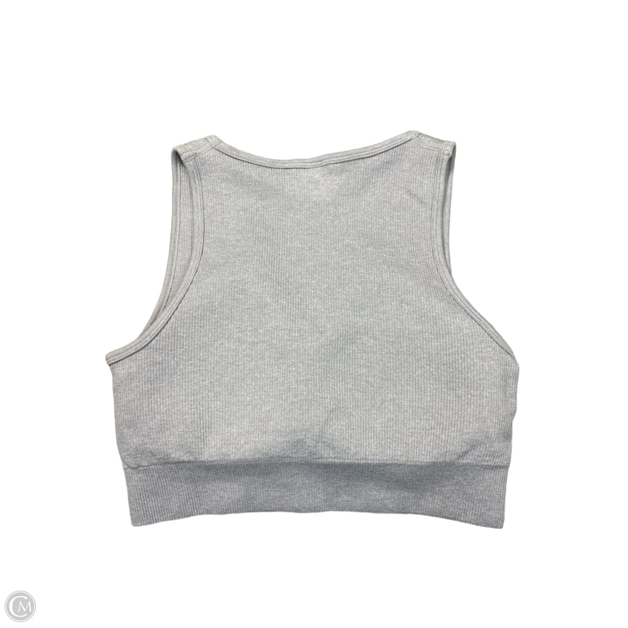 90 Degrees By Reflex Women's Grey Athletic Sports Bra - Medium Size - Perfect for Yoga, Running & Gym Workouts