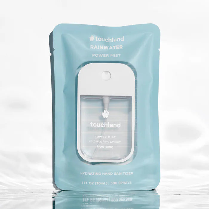 Power Mist Hand Sanitizer & Moisturizer by Touchland | Alcohol-Based Hydrating Hand Spray for On-the-Go Use | Travel, Office, Gym & Daily Hygiene Essential