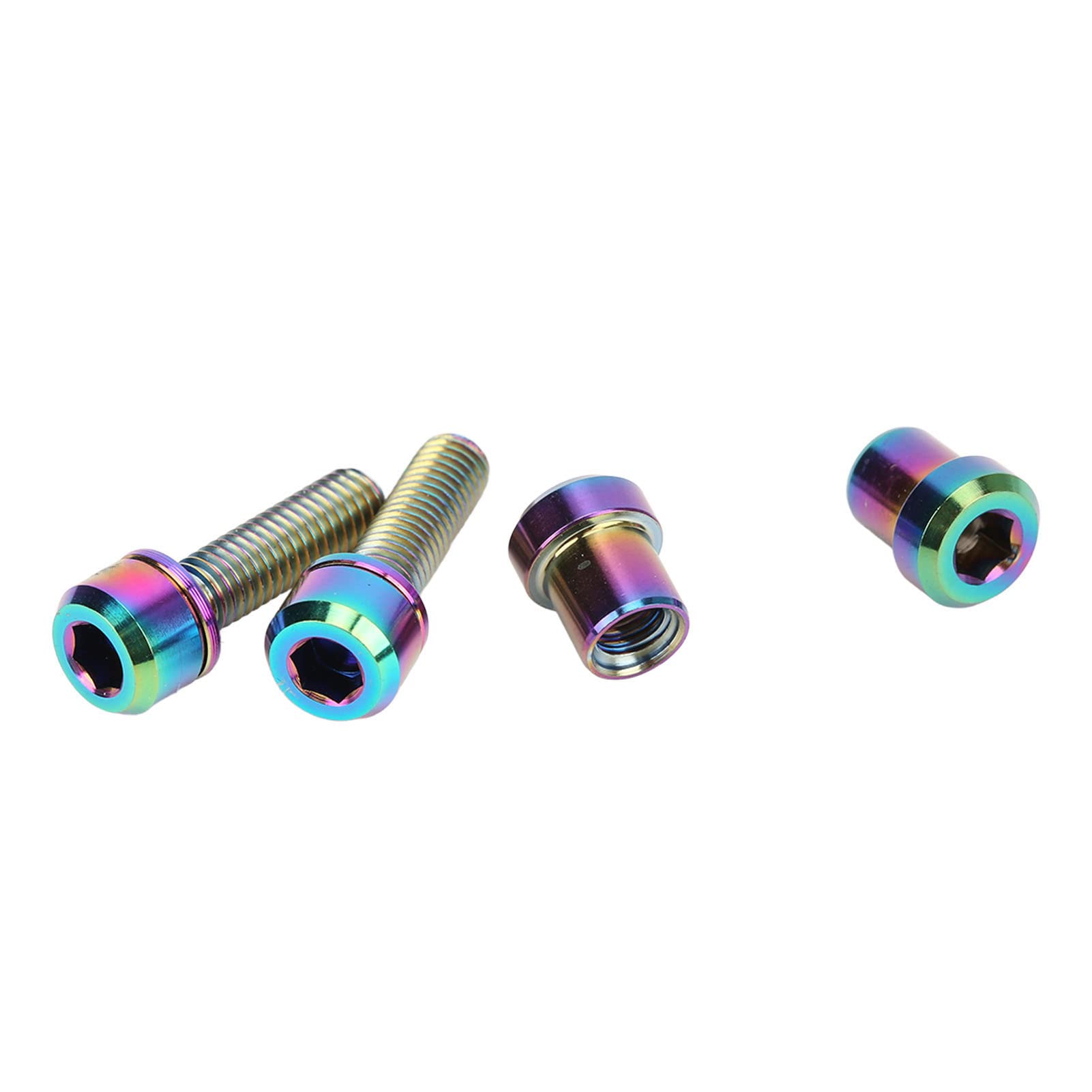 High Strength Mountain Bike Axle - 2 Pack Premium Handlebar Stem with Nuts for MTB Replacement | Perfect for Trail Riding, Commuting & Off-Road Cycling