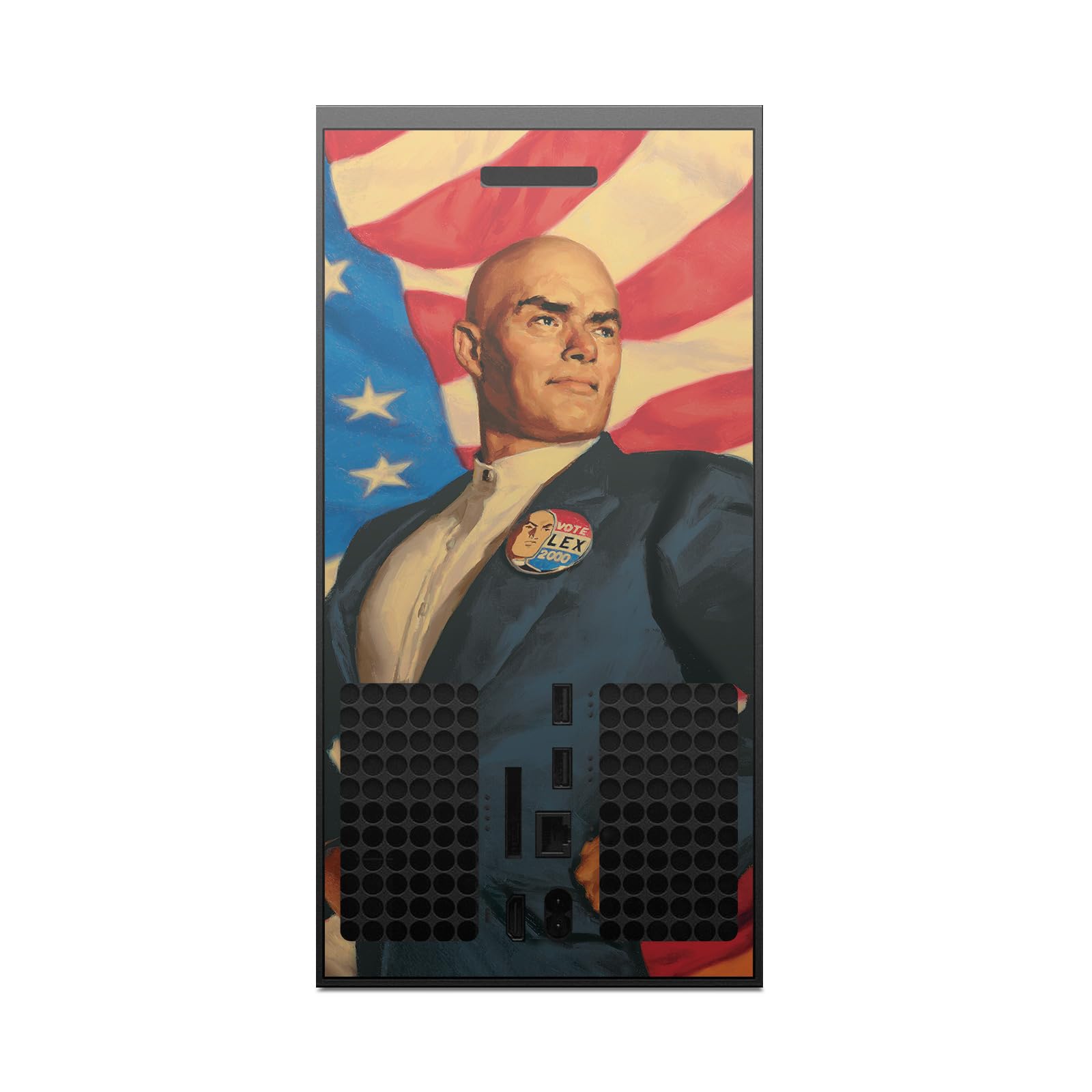 Official DC Comics Superman Lex Luthor Vinyl Sticker for Xbox Series X Console & Controller - Gaming Skin Decal Bundle | Perfect for Gamers & Collectors