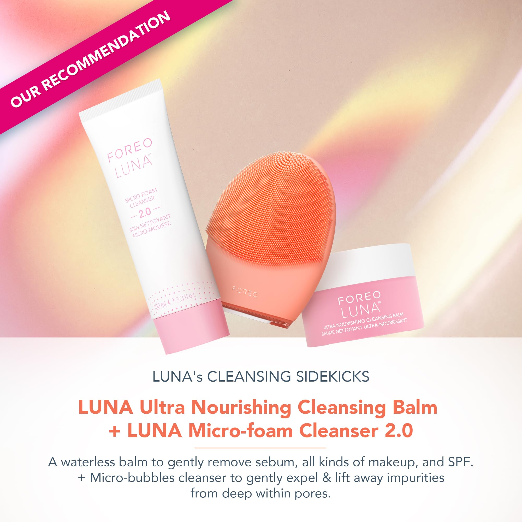 FOREO LUNA 4 Facial Cleansing Brush & Massager - Anti-Aging Skincare Device for Deep Cleansing, Firming & Enhancing Product Absorption | Perfect for Daily Face Wash Routine & Spa-Like Skincare at Home