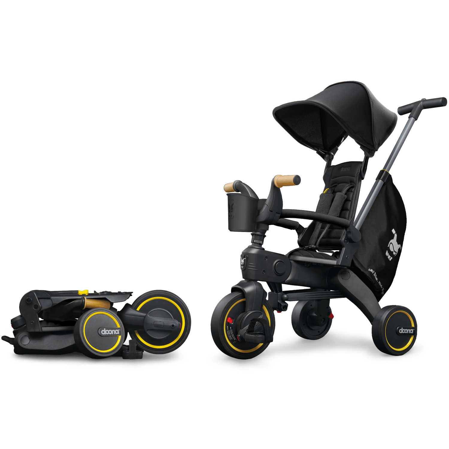 Doona Liki Trike S5 - Lightweight Foldable Baby Stroller & Toddler Tricycle for Ages 1-3 | Perfect for Outdoor Walks, Park Visits & Travel | Compact Design for Easy Storage & Transport