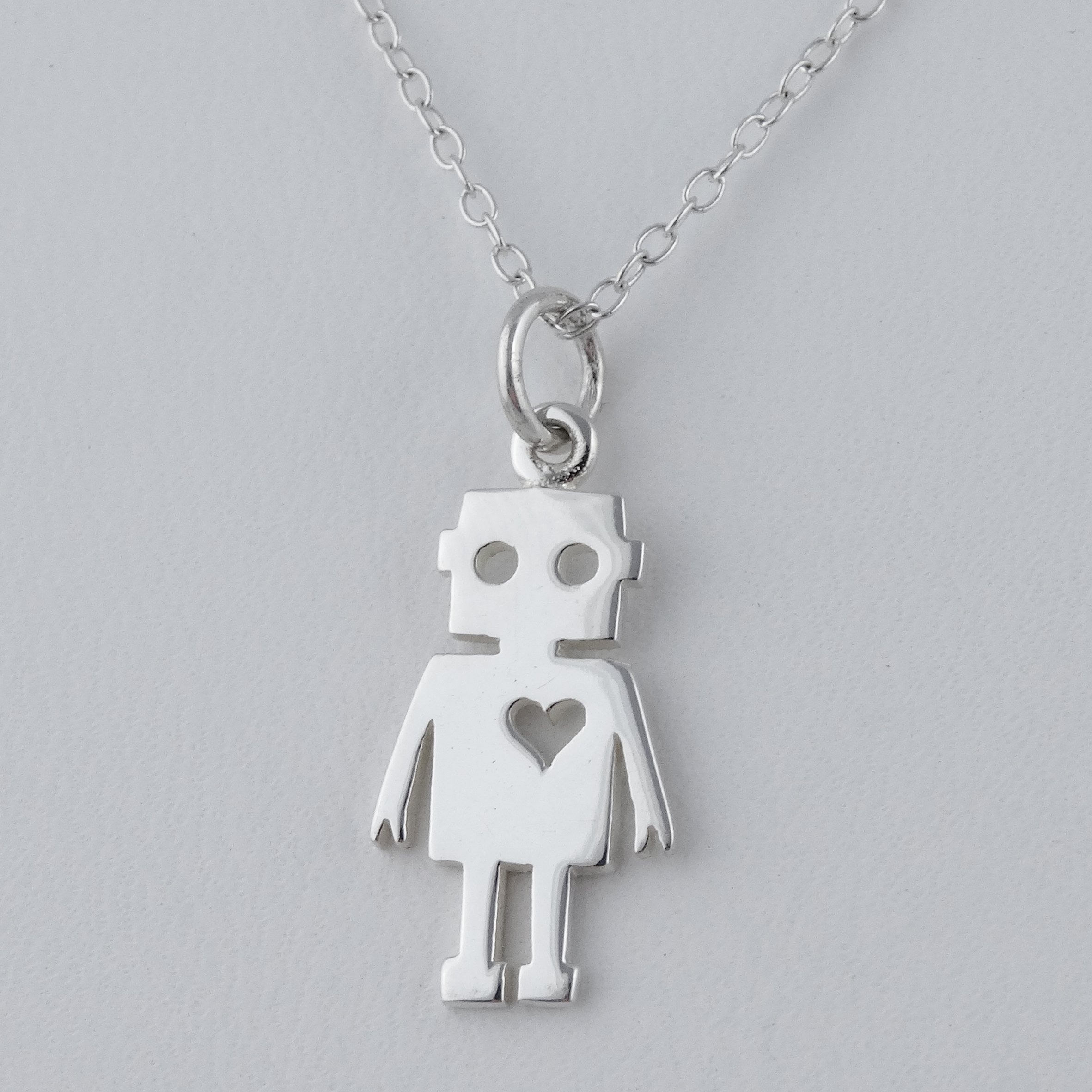 FashionJunkie4Life Unique Sterling Silver Pendant Necklace for Women - 18