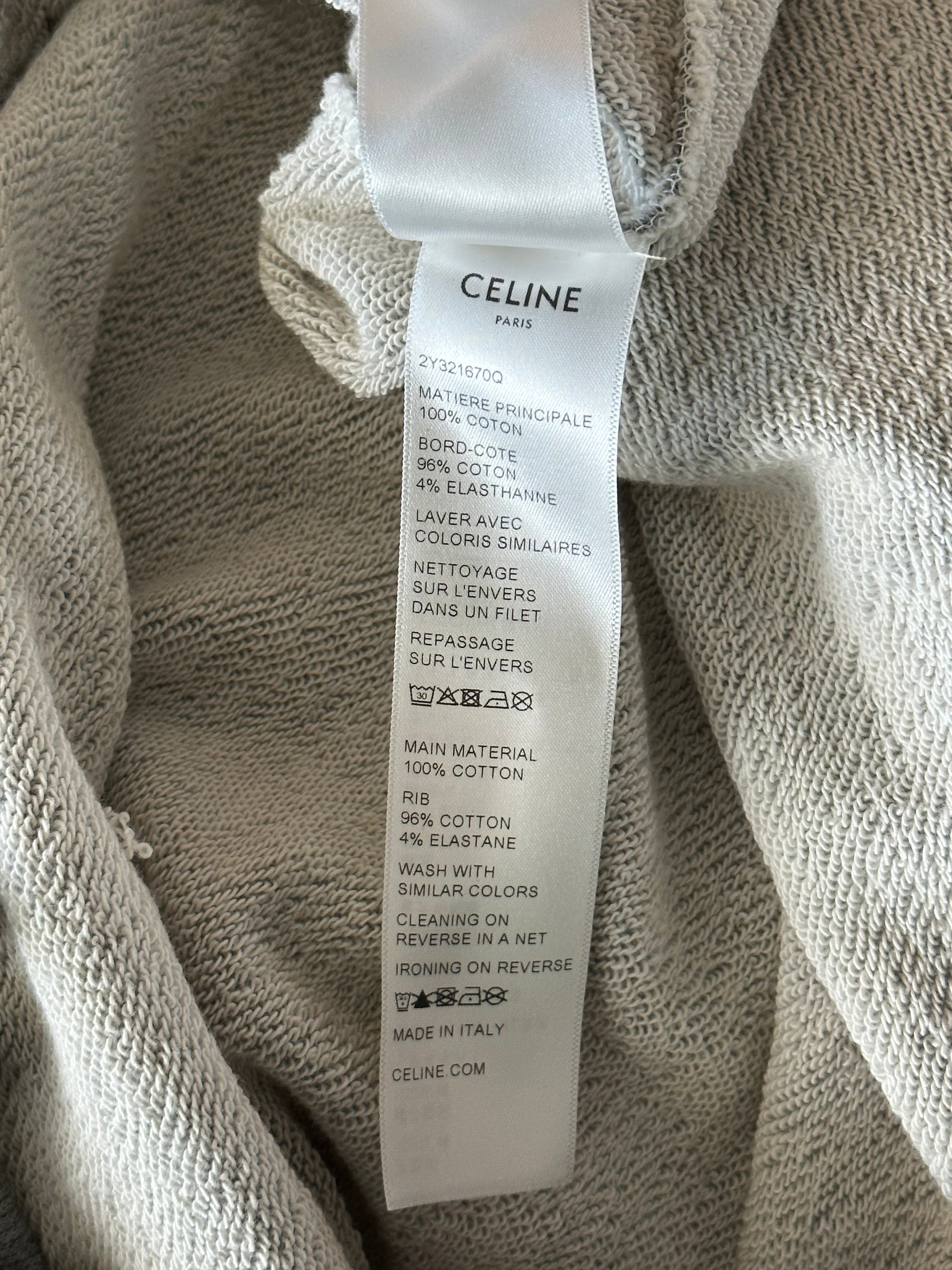 Celine Grey & Black Logo Hoodie for Men & Women - Stylish Pullover Sweatshirt for Casual Wear, Street Fashion & Everyday Outfits