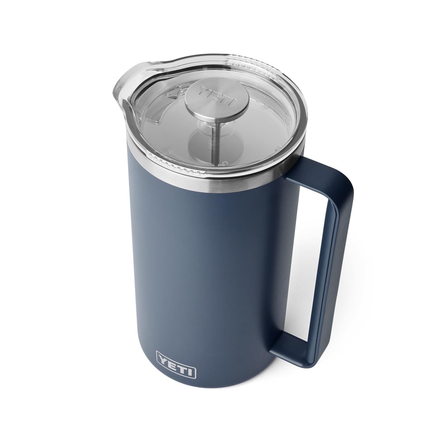 **YETI Rambler French Press Coffee Maker with GroundsControl Filter – Stainless Steel, 34 oz, Insulated for Hot & Cold Brews – Perfect for Camping, Travel, and Home Use**