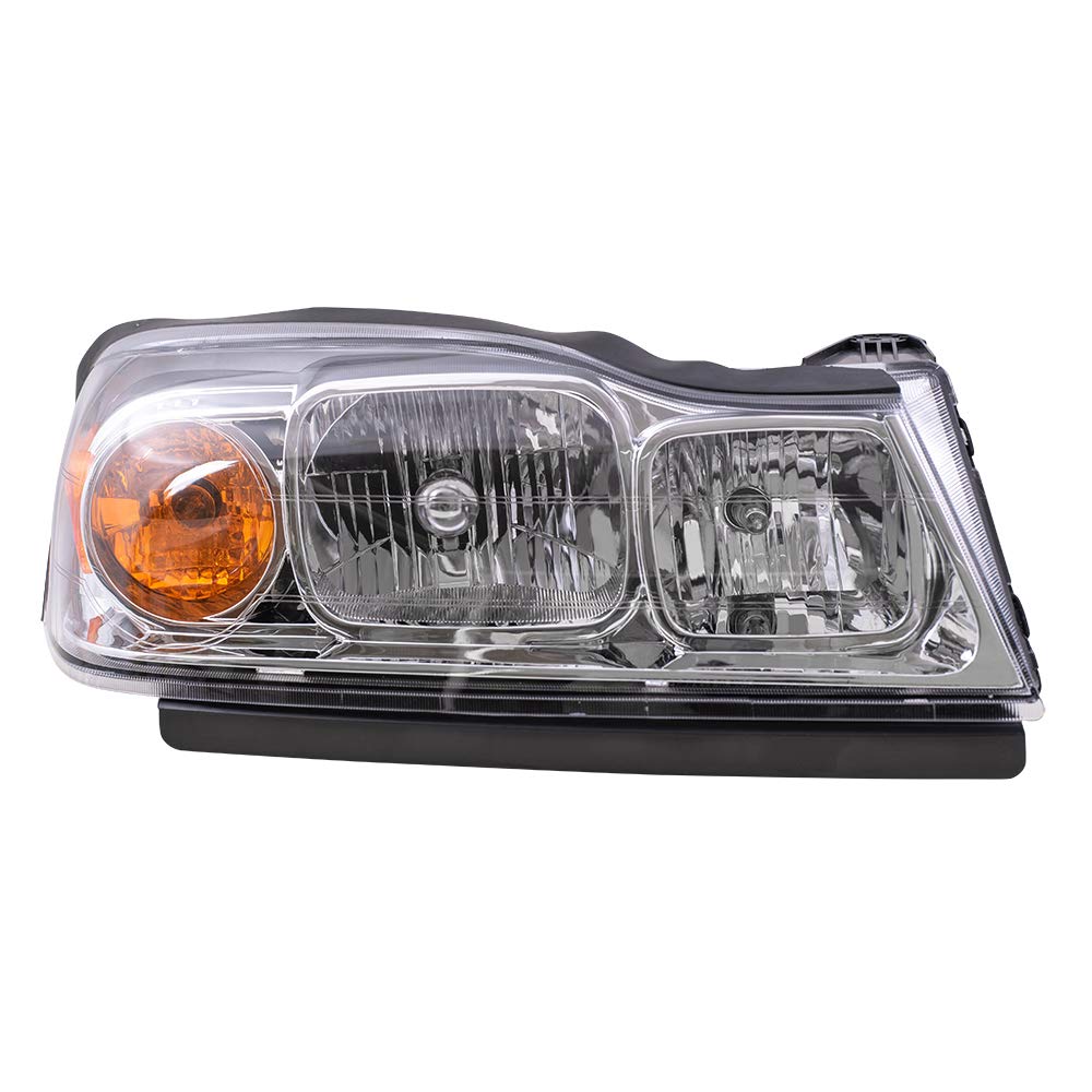 Brock Replacement Headlight Assembly Set - Driver & Passenger Side Compatible with 2006-2007 Saturn Vue (Part #15877671 & 15877672) | Perfect for Night Driving & Vehicle Restoration Projects