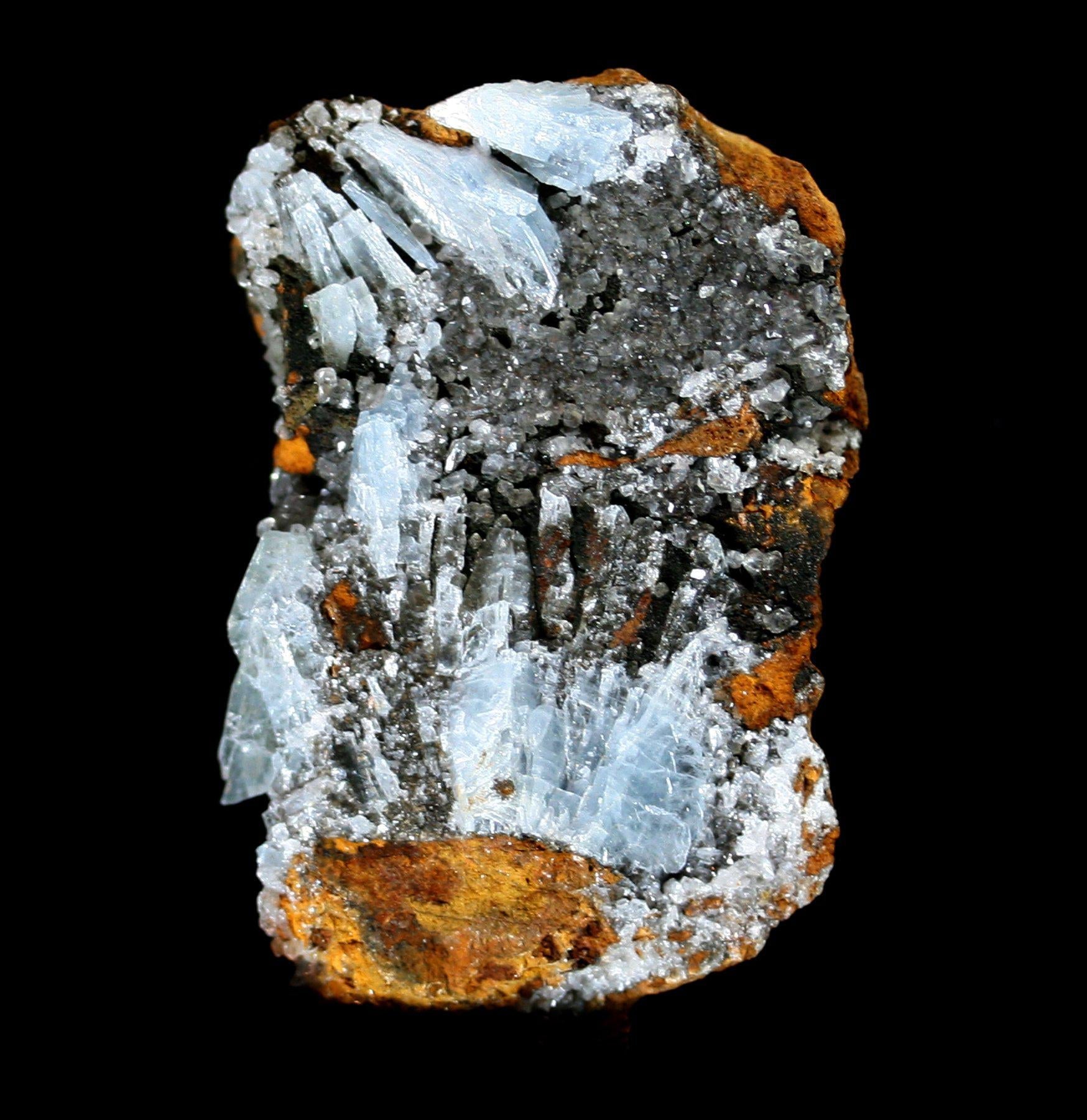 Natural Blue Barite Crystal Cluster - Healing Stone for Meditation, Energy Work & Home Decor
