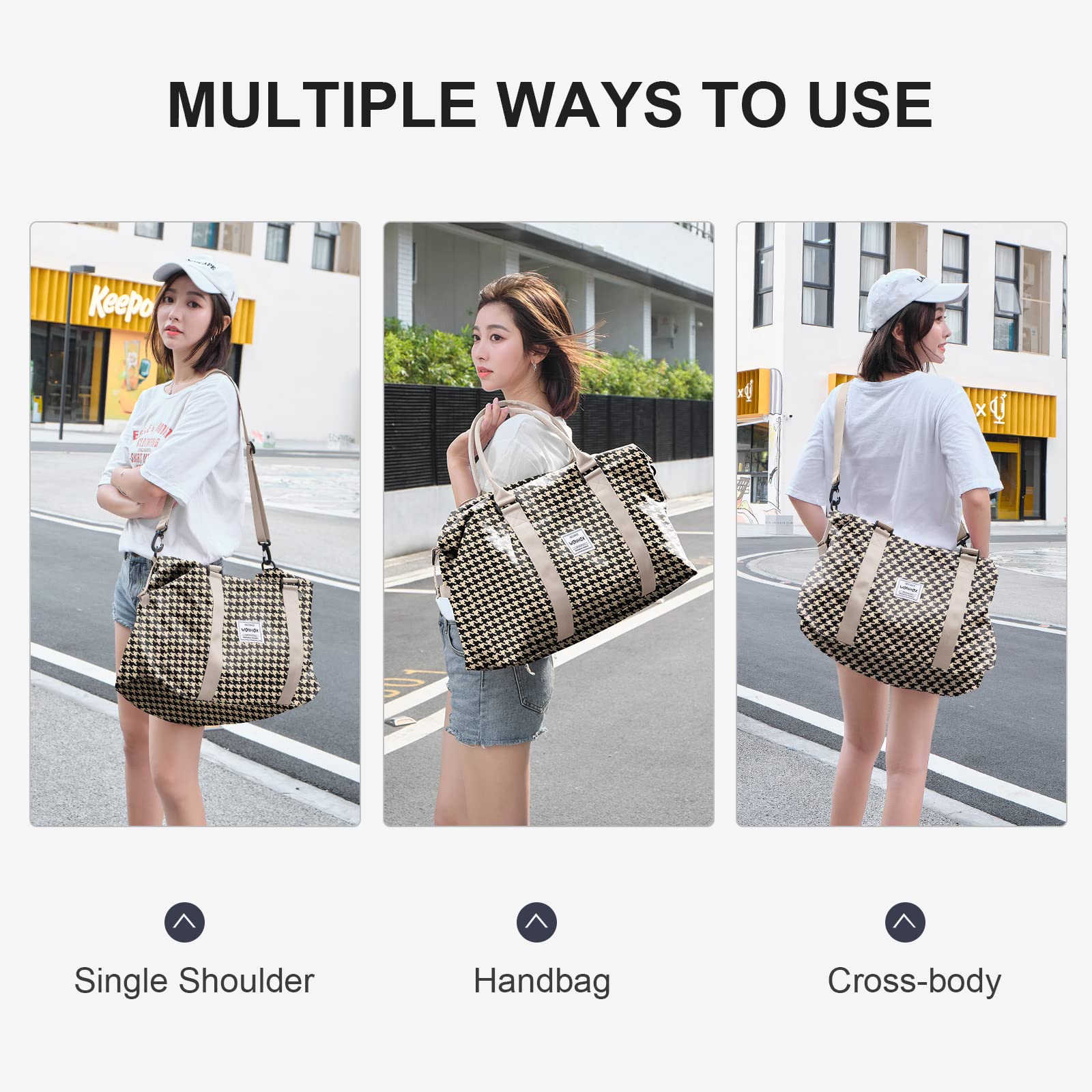Lightweight Cabin Bag for Air Travel - Underseat Carry On Duffle Bag for Women & Men | Perfect as Personal Item, Weekend Overnight Bag & Gym Bag with Wet Pocket | Ideal for Flights, Business Trips & Quick Getaways