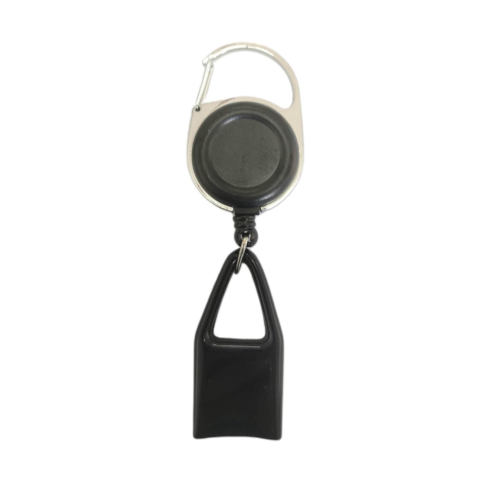 Retractable Lighter Keychain Holder - Portable Silicone Smoking Accessory for Outdoor & Travel