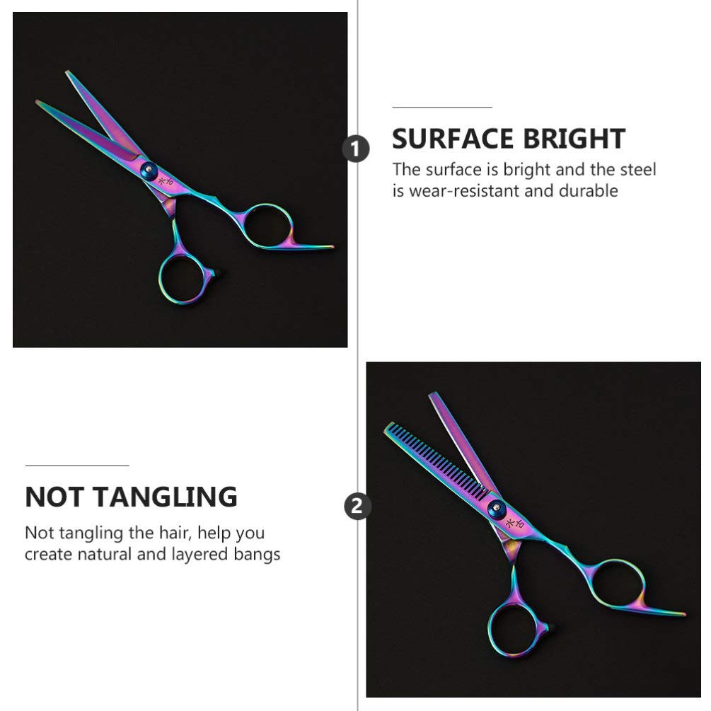 Professional Hair Cutting Scissors Kit - Barber Shears, Flat Scissors & Hair Clippers for Salon & Home Use | Complete Hairdressing Equipment Set for Stylists & DIY Haircuts