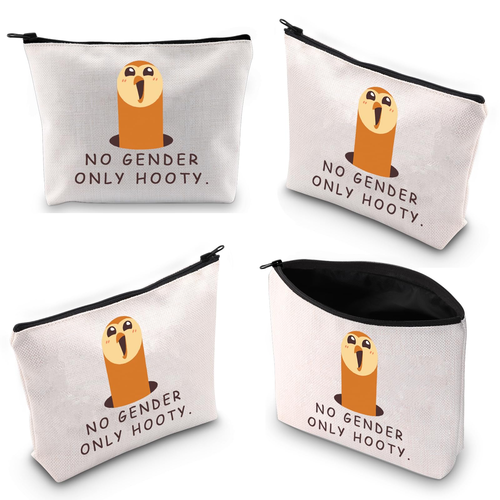 TOH Merch Owl Inspired Makeup Bag - Hooty Themed Cosmetic Pouch for Anime & TV Show Fans | Perfect Gift for Owl Lovers, Travel & Daily Makeup Storage
