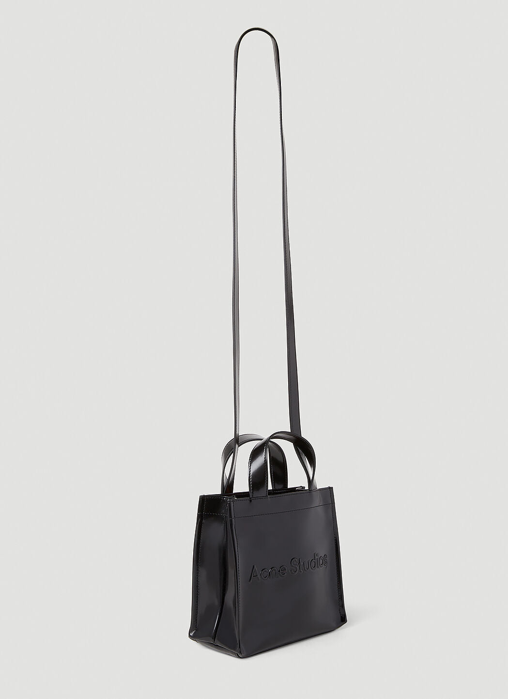 Acne Studios Men's Logo Shopper Mini Tote Bag - Stylish & Compact Crossbody Bag for Work, Travel & Everyday Use