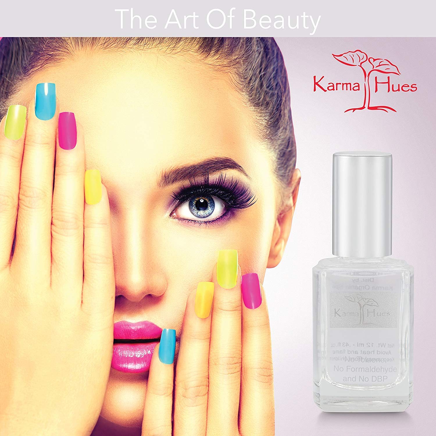 Organic Quick-Dry Nail Polish Top Coat - Fast Drying Formula for All Nail Polishes | Perfect for Salon, Home Manicures & On-The-Go Touch Ups