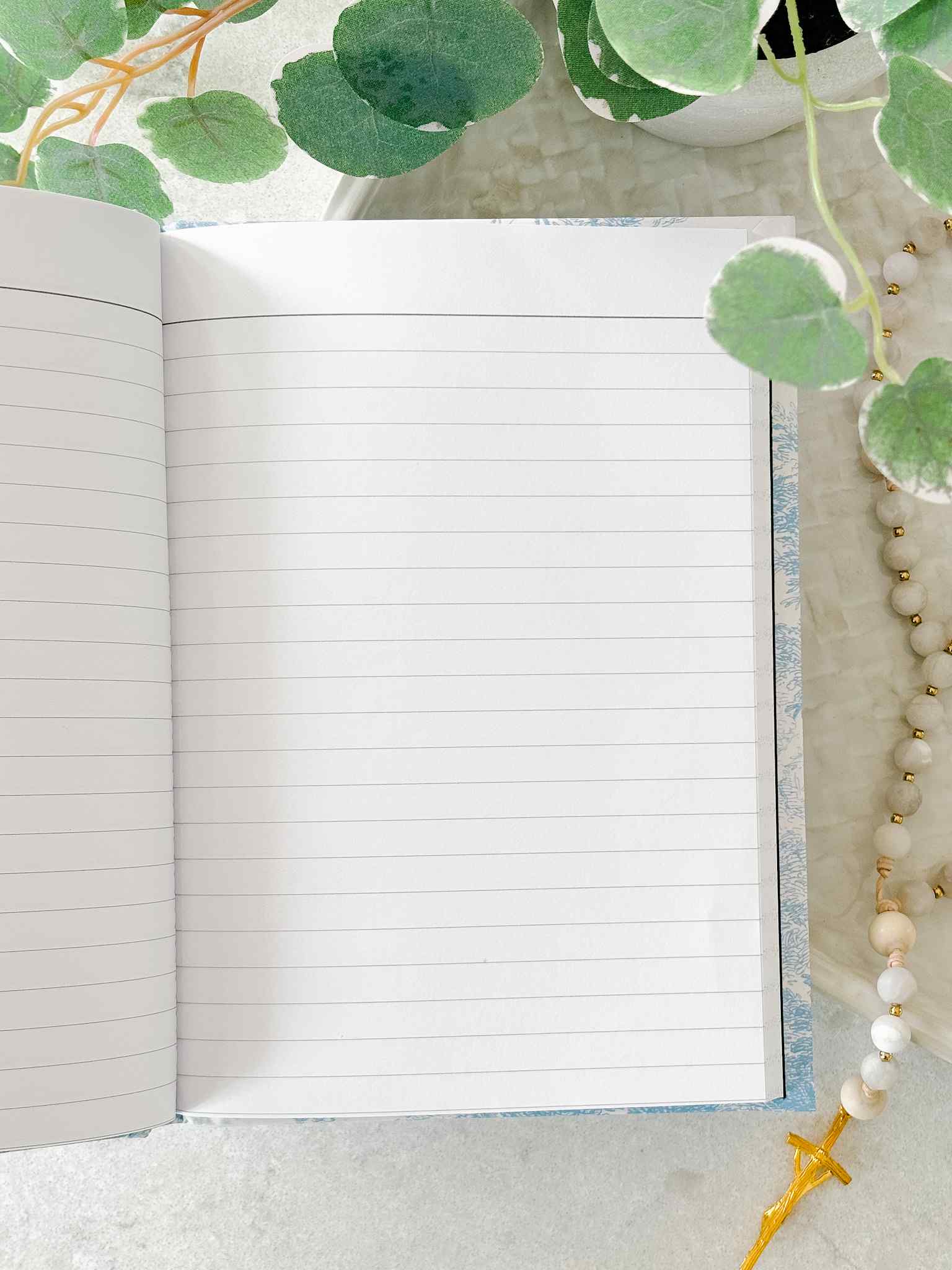 French Toile Prayer Journal - Inspirational Christian Notebook for Bible Study, Devotional Writing & Gift Giving - Perfect for Church, Quiet Time & Personal Reflection