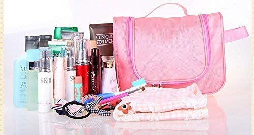 Unique Empire Waterproof Hanging Toiletry Bag - Multifunctional Travel Cosmetic Organizer for Women & Girls - Perfect for Makeup, Skincare & Travel Essentials