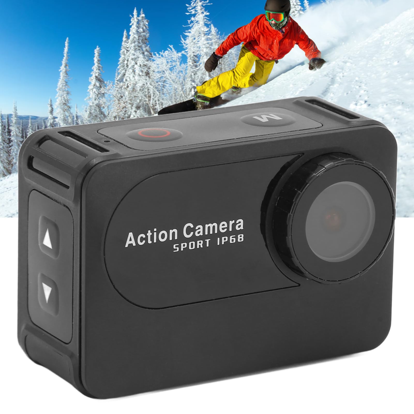 4K Ultra HD WiFi Action Camera - 170° Wide Angle Waterproof Sports Camera with LED Indicator | 10 Hours Battery Life | Multi-Mode for Outdoor Adventures, Travel Vlogging, Underwater Diving & Extreme Sports