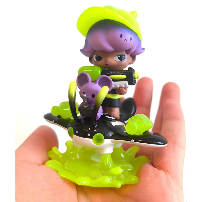 DIMOO Pop Mart PopCar Water Party Series Blind Box Figure (1/96) - Collectible Toy for Display, Gifts & Party Decorations