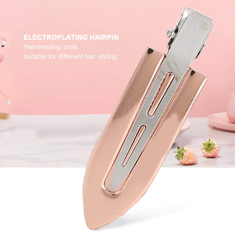 2 Pack Seamless Hair Clips for Bangs - No Crease, No Bend Hairpins for Makeup, Hair Styling & Face Washing - Perfect for Daily Use, Salon & Home Hair Care