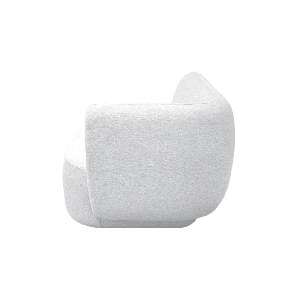 Pebble Right Arm Sectional Chair with EcoClean Fabric - Modern Comfort for Living Room, Office & Lounge - Durable & Stylish Sofa for Relaxing & Entertaining