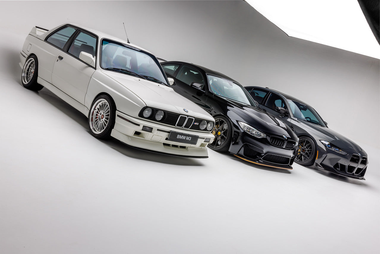 BMW M Series Performance Cars - 3 Generations of High-Performance Luxury Sedans for Racing Enthusiasts & Daily Commuting