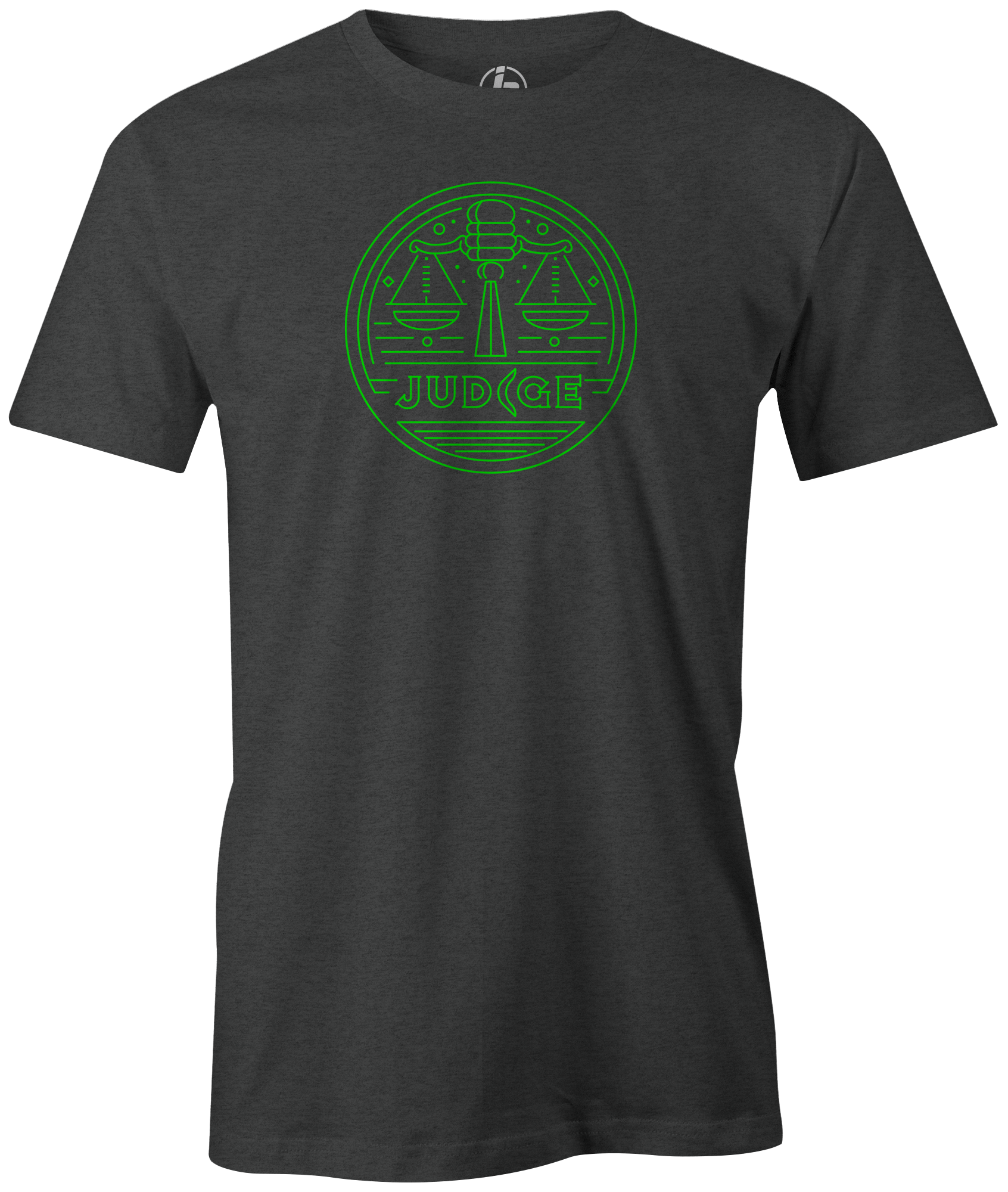 Swag Judge Bowling Ball Logo Tee Shirt - Funny Bowler Graphic T-Shirt for Men & Women - Perfect for Bowling Parties & Casual Wear