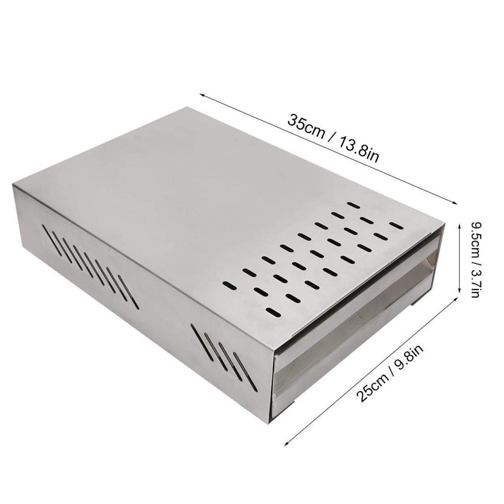 Commercial Detachable Coffee Knock Box - Drawer Type Low Noise Coffee Ground Container for Coffee Shops & Milk Tea Stores (Silver) | Perfect for Baristas & Home Brewing