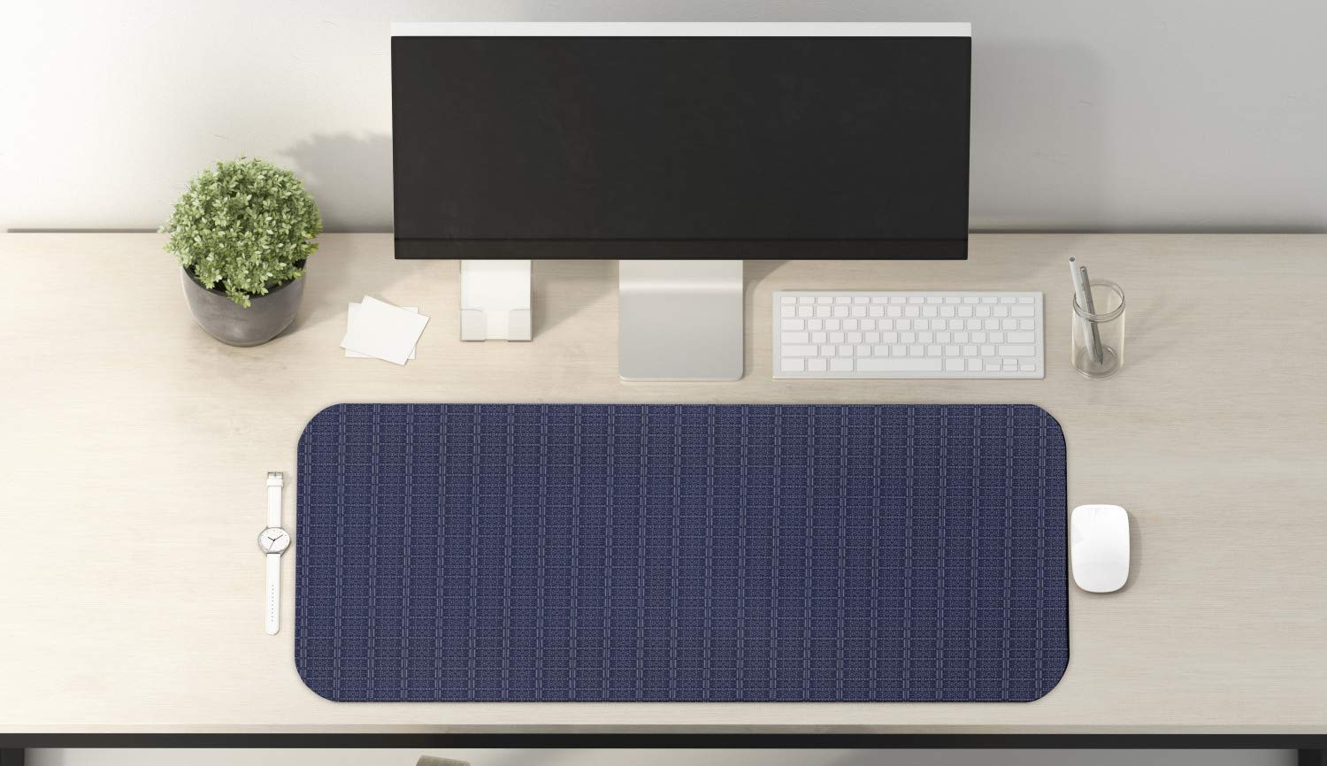 Ambesonne Abstract Geometry Computer Mouse Pad - Non-Slip Rubber Gaming Mousepad (31