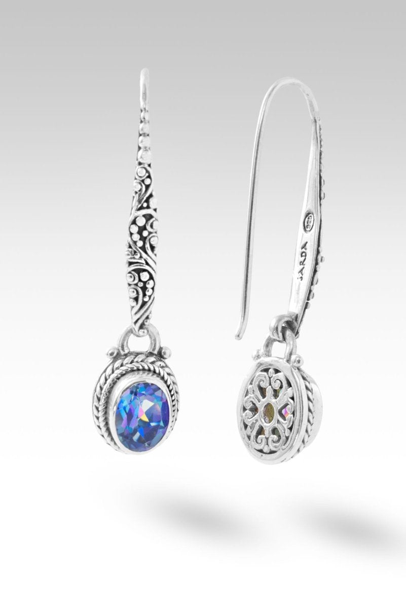 Euphony Earrings™ in Sheer Luck™ Mystic Topaz - Elegant Dangle Earrings for Women, Genuine Mystic Topaz Gemstone Jewelry, Perfect for Parties, Weddings & Special Occasions