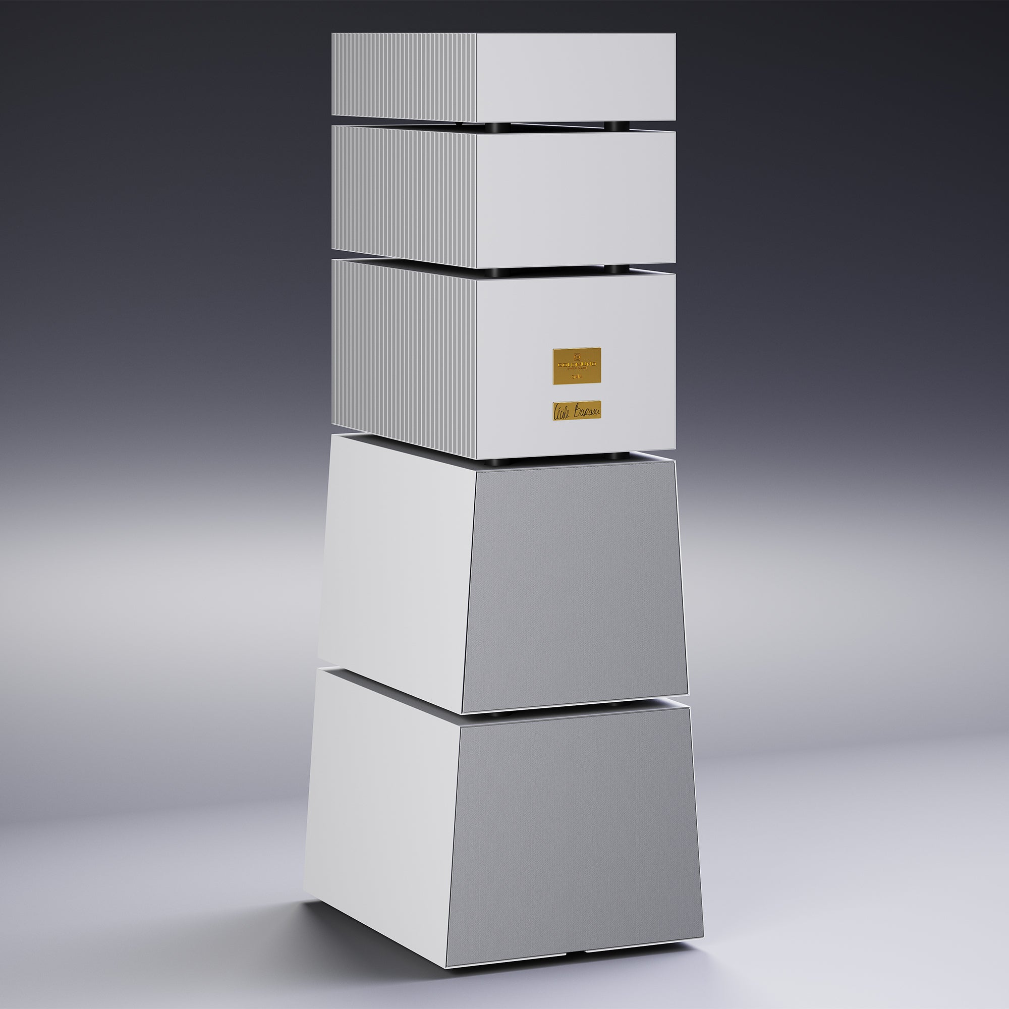 Goldmund GAIA Premium Active Wireless Bluetooth Speakers - High-Fidelity Sound for Home Theater, Music Studio & Audiophile Listening