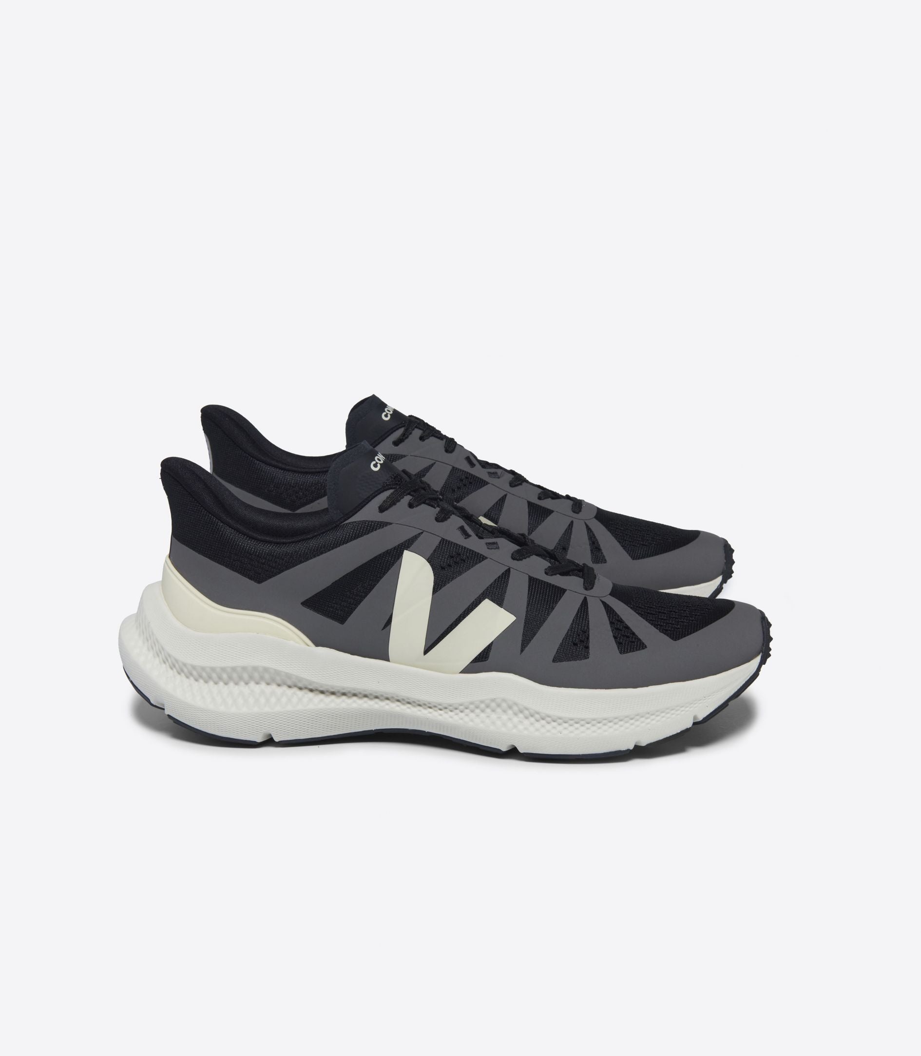 Veja Condor 3 Engineered Mesh Sneakers - Black/Calcaire Colorway | Sustainable Vegan Running Shoes for Men & Women | Perfect for Gym, Workouts & Casual Streetwear