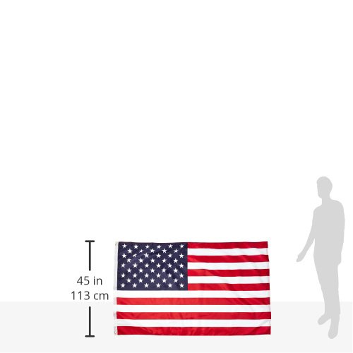 Premium 3x5 Feet USA Polyester Flag - Durable, Fade-Resistant American Flag for Outdoor & Indoor Use - Perfect for Patriotic Decor, Parades, and Events