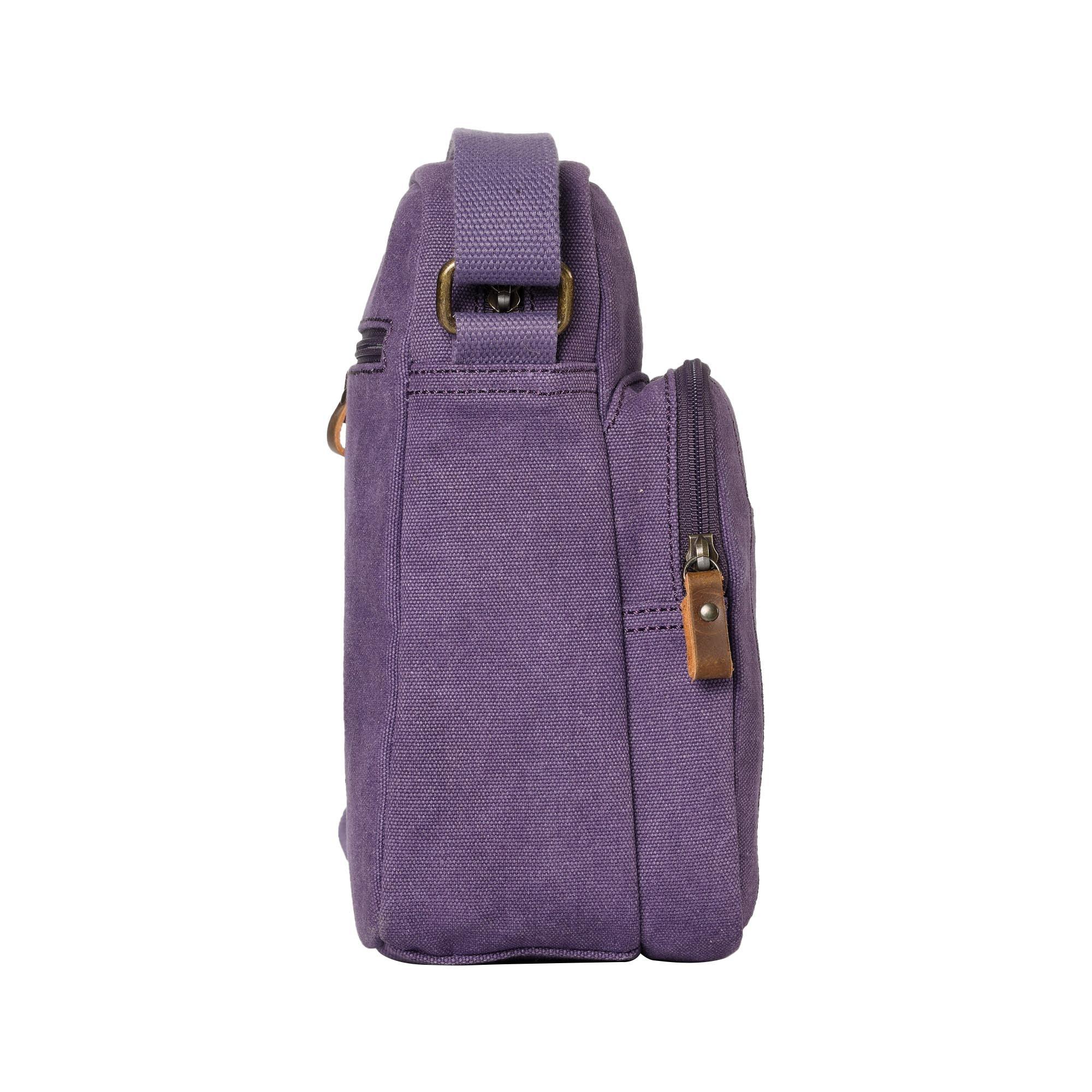 TRP0370 Troop London Classic Canvas Crossbody Bag for Men & Women - Stylish & Durable Everyday Shoulder Bag for Work, Travel & Casual Outings