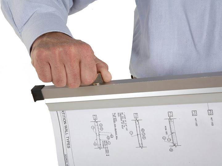 36 Inch Blueprint Hanging Clamps - Heavy Duty Document Holders for Architectural Plans, Engineering Drawings & Posters - Perfect for Offices, Construction Sites & Home Studios