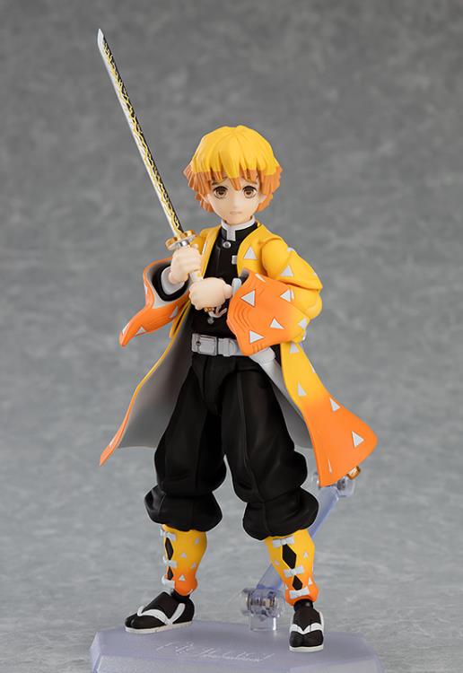 Figma #522 DX Zenitsu Agatsuma Action Figure - Demon Slayer: Kimetsu no Yaiba Anime Collectible - Perfect for Display & Anime Fans Collection