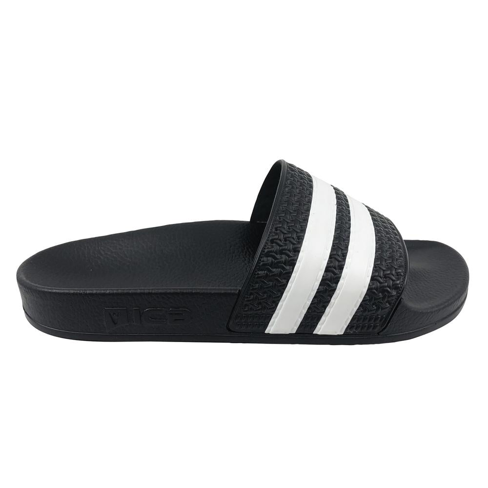 ICB Orthotic Slides for Men & Women - Arch Support Sandals for Plantar Fasciitis & Heel Pain Relief - Comfortable Recovery Footwear for Indoor/Outdoor Use - Black
