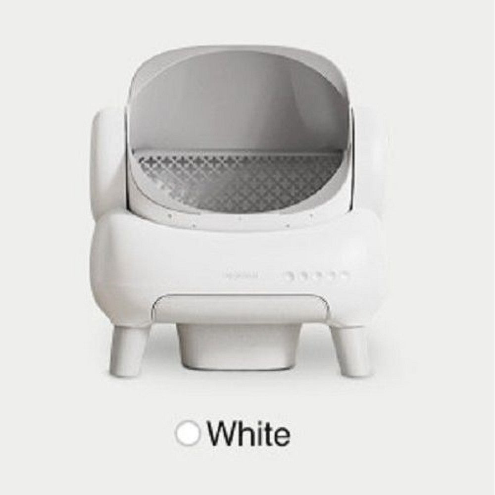 Automatic Self-Cleaning Cat Litter Box with M1 Open Top Design - Smart Odor Control & Waste Disposal for Indoor Cats - Perfect for Small Apartments & Multi-Cat Homes