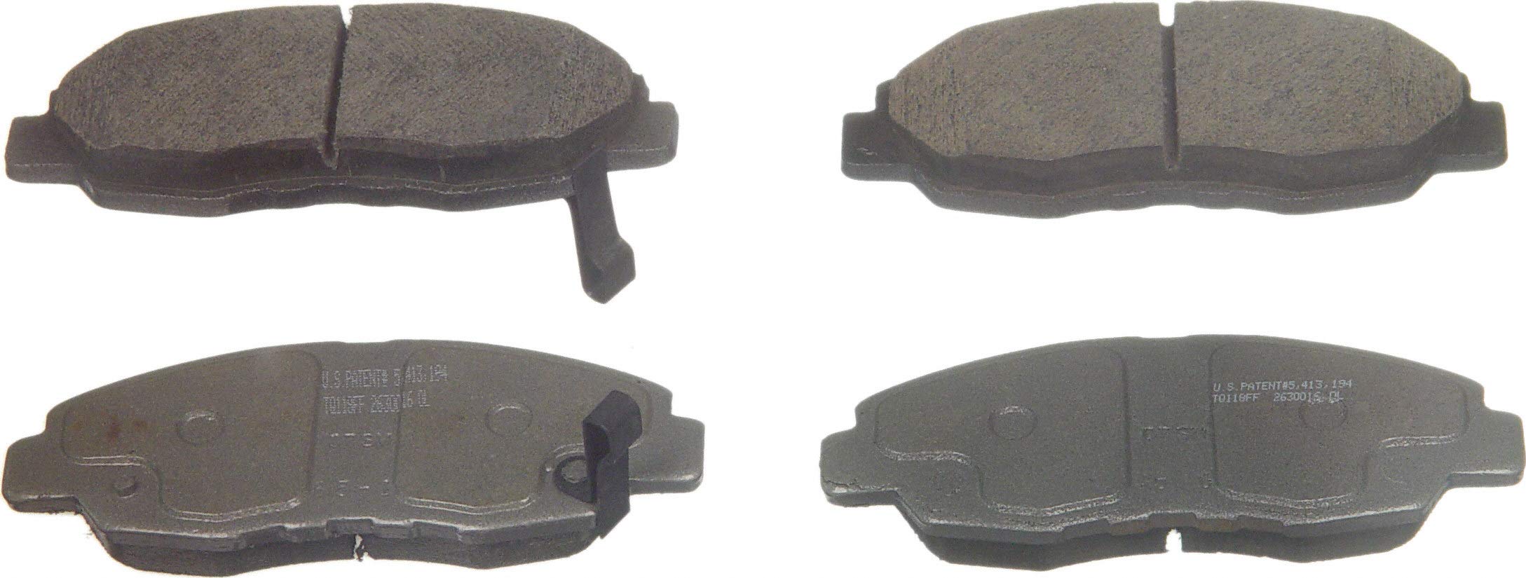ThermoQuiet QC764 Ceramic Brake Pads Set - Premium Quiet Performance for Cars, Trucks & SUVs - Perfect for City Driving and Highway Commuting