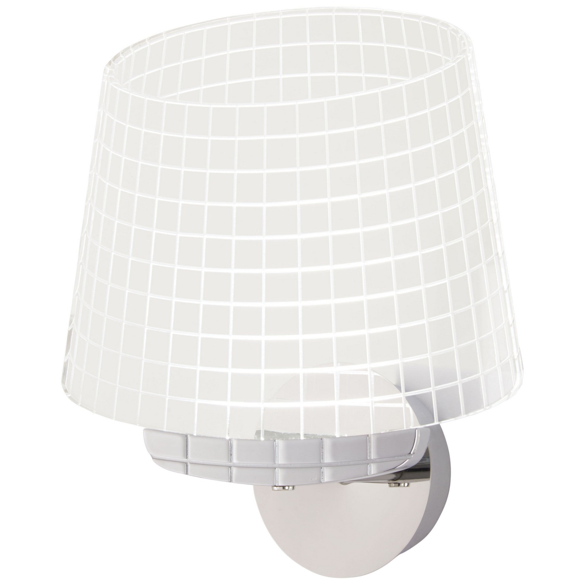 12 Inch LED Wall Sconce Light Fixture - Chrome Finish Modern Lighting for Bedroom, Hallway & Living Room