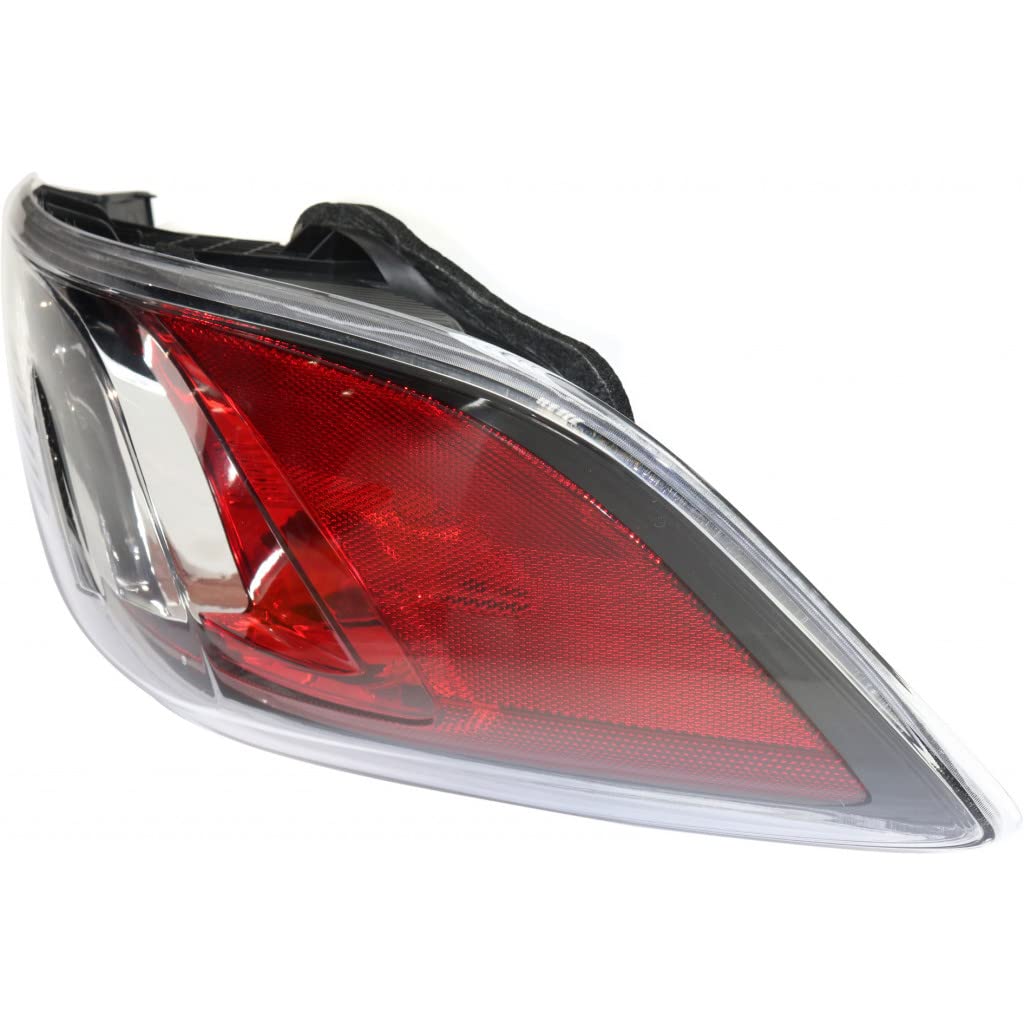 Mazda 3 2010-2013 Sedan Driver Side Tail Light Assembly - CAPA Certified Replacement for MA2800144/MA2800144C | Perfect for Night Driving & Enhanced Safety