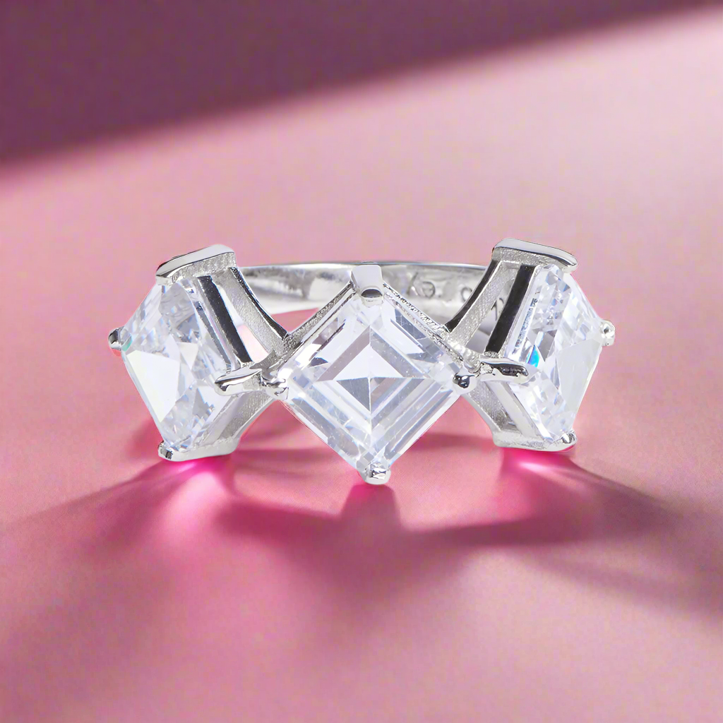 Pam Ring 3 - Elegant Stackable Ring Set for Women, Trendy Minimalist Jewelry Gift for Her (Perfect for Everyday Wear, Date Nights & Special Occasions)