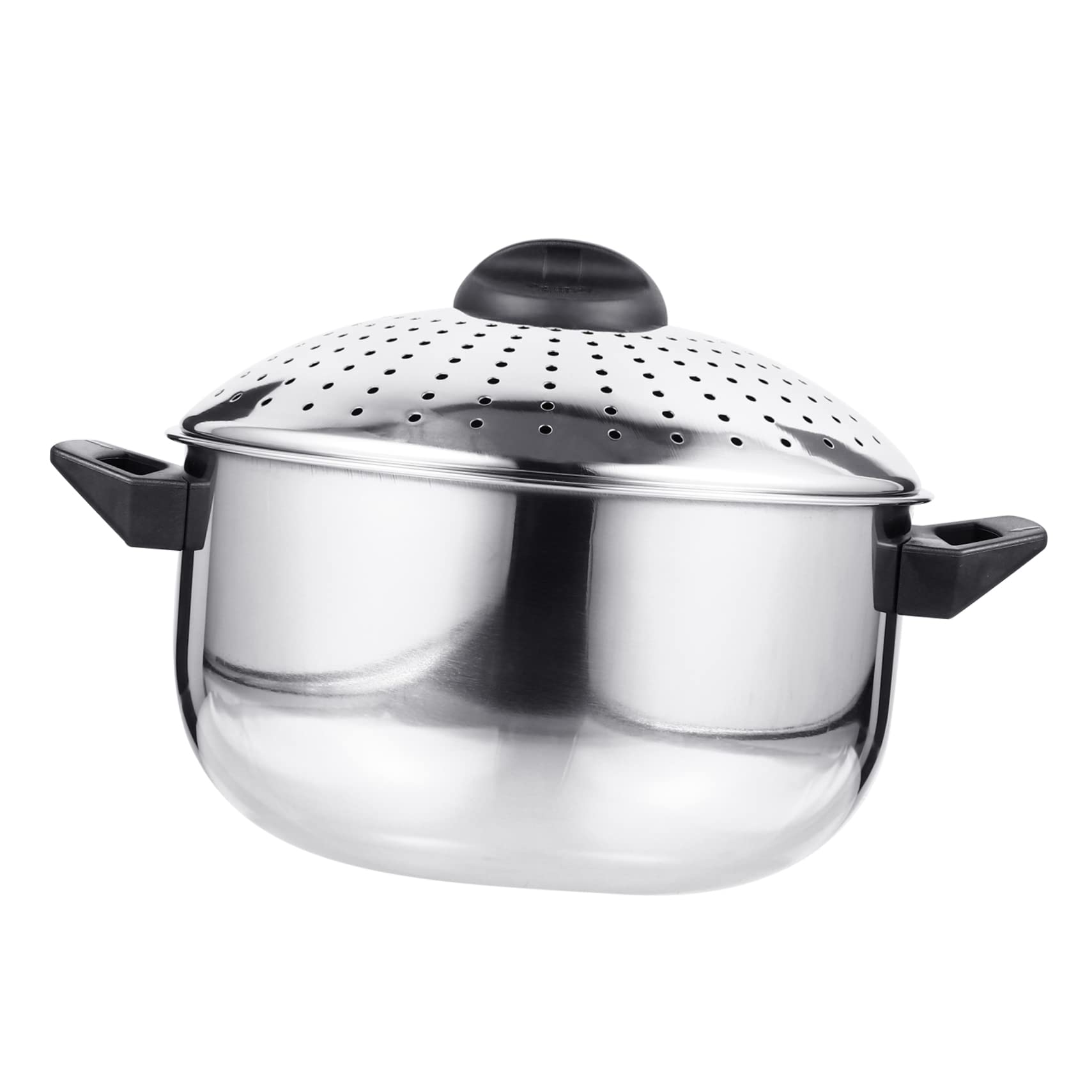 Premium 5 Quart Stainless Steel Pasta Pot with Lid - 24cm Large Cooking Pot for Soup, Stew & Simmering | Durable Stockpot with Handles for Pasta, Noodles & Home Cooking | Ideal for Kitchens, Restaurants & Meal Prep