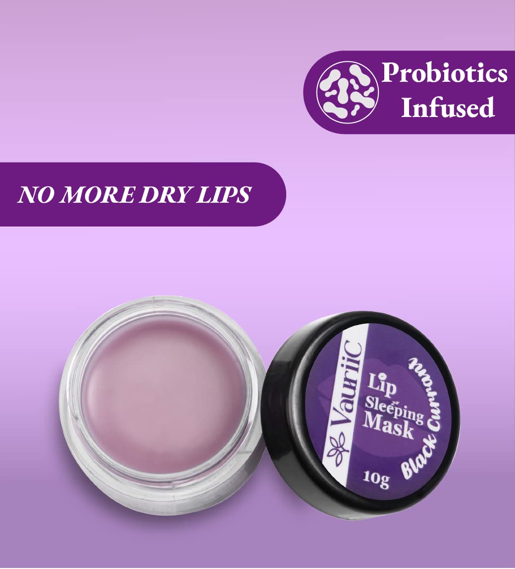 VauriiC Lip Plumping Mask with Avocado Butter & Vitamin E - Hydrating Lip Sleeping Mask for Dry, Flaky Lips | Fades Lip Pigmentation | Nourishes & Softens for Naturally Glowing Lips | 10g | Perfect for Nighttime Lip Care & Daily Hydration | Unisex for Men & Women