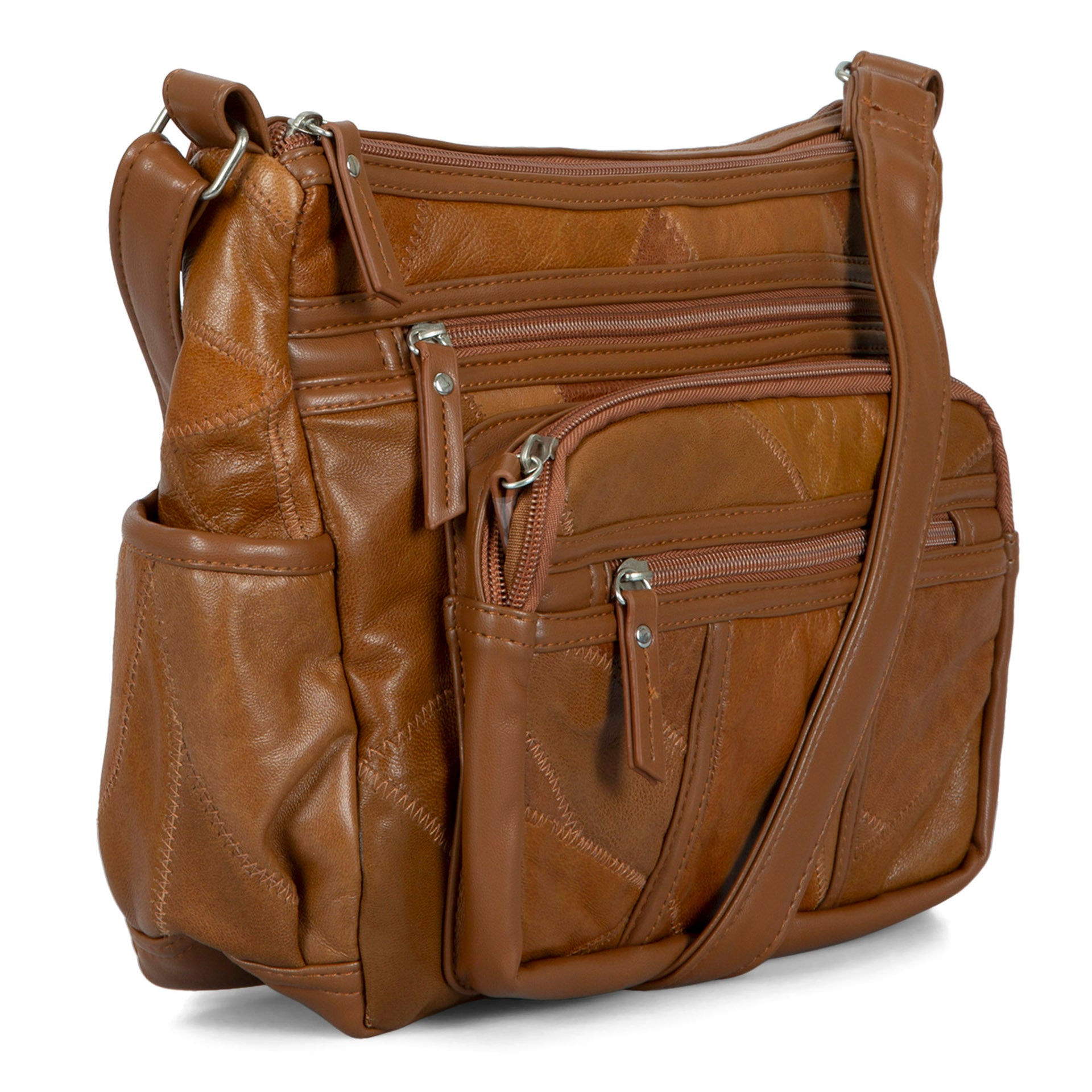 RFID Blocking Leather Crossbody Bag for Women - Anti-Theft Travel Purse for Everyday Use, Shopping & Commuting