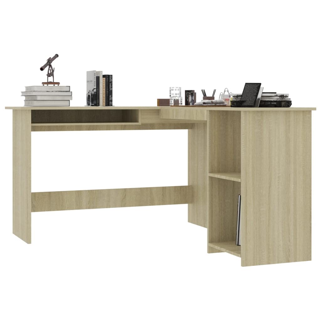 Modern L-Shaped Computer Desk for Study, Bedroom & Home Office - 47.2