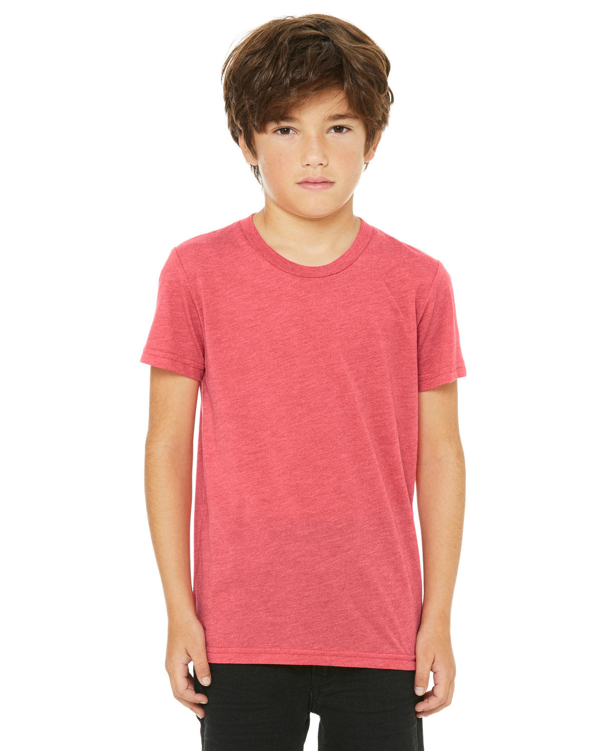 Bella + Canvas 3413Y Youth Triblend Short Sleeve T-Shirt - Soft Comfortable Kids Tee for School, Play & Everyday Wear