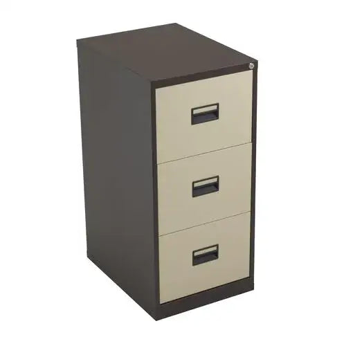 Metal File Cabinet with Lock - 2 Drawer Letter Size File Cabinet for Office, Home, or School - Secure Document Storage Organizer for Files, Folders, and Office Supplies