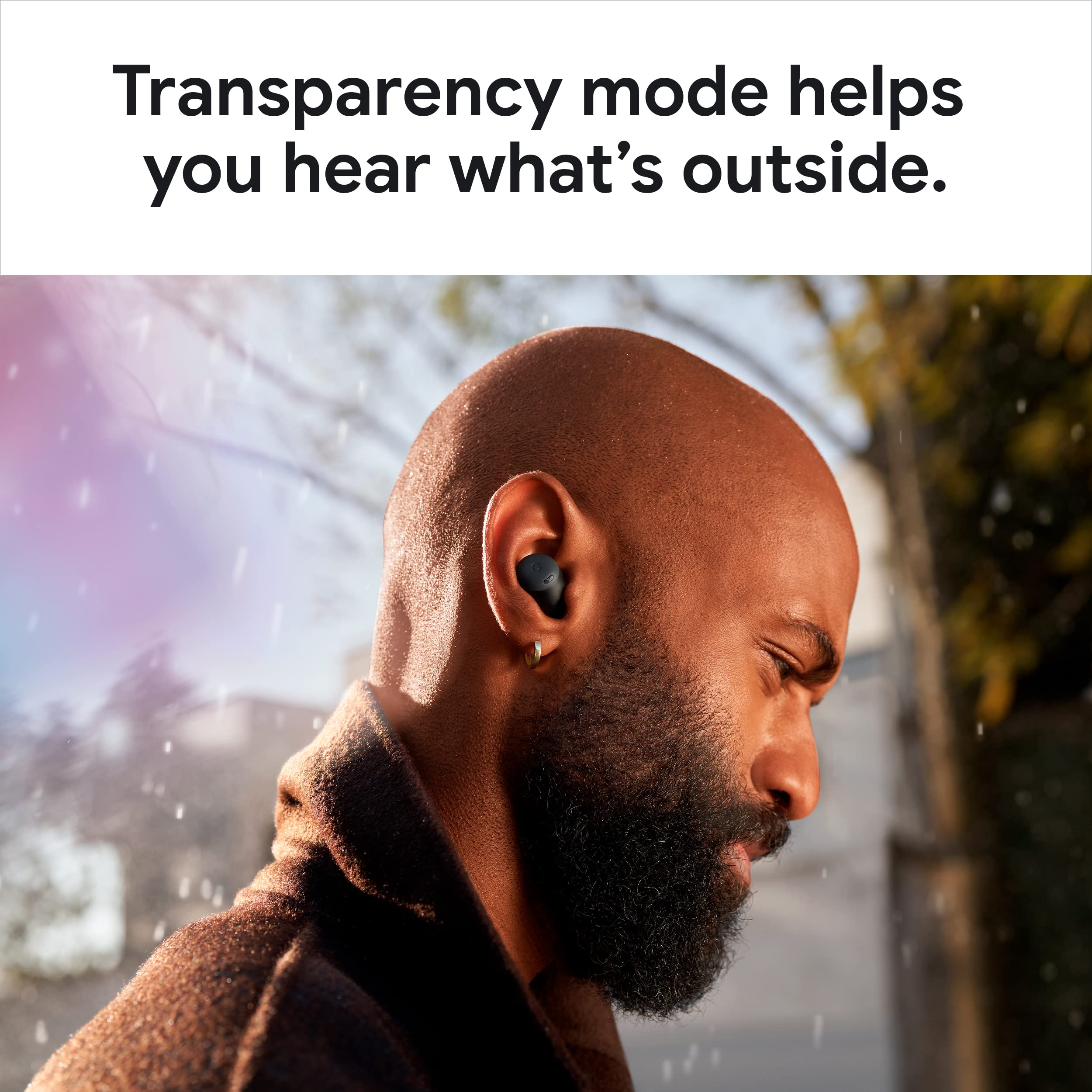 Google Pixel Buds Pro Wireless Earbuds with Active Noise Cancellation - Refurbished Charcoal Black | Perfect for Workouts, Commuting & Travel