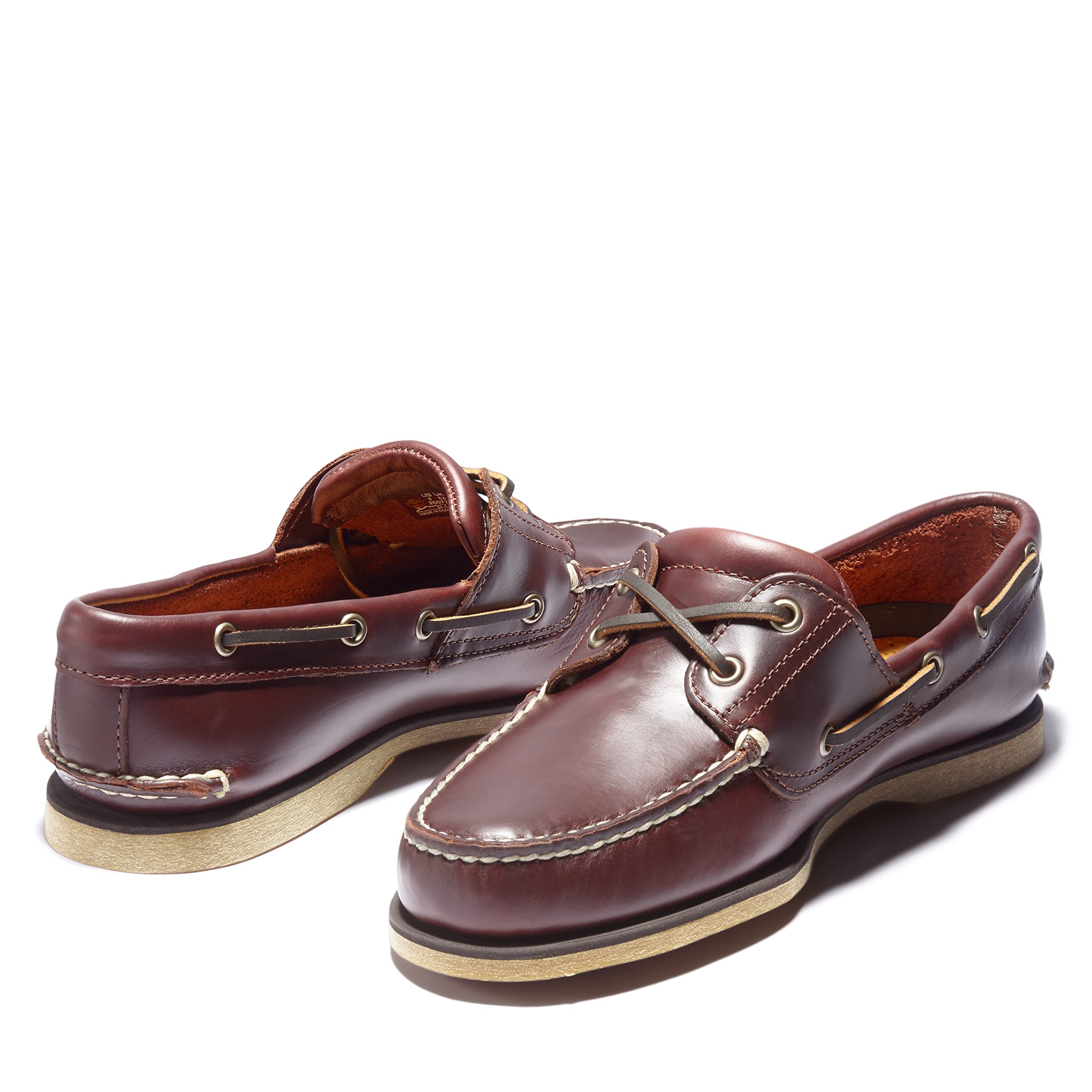 Timberland Men's Classic 2-Eye Boat Shoes | Comfortable & Durable Leather Deck Shoes for Men | Perfect for Casual Wear, Sailing & Outdoor Activities